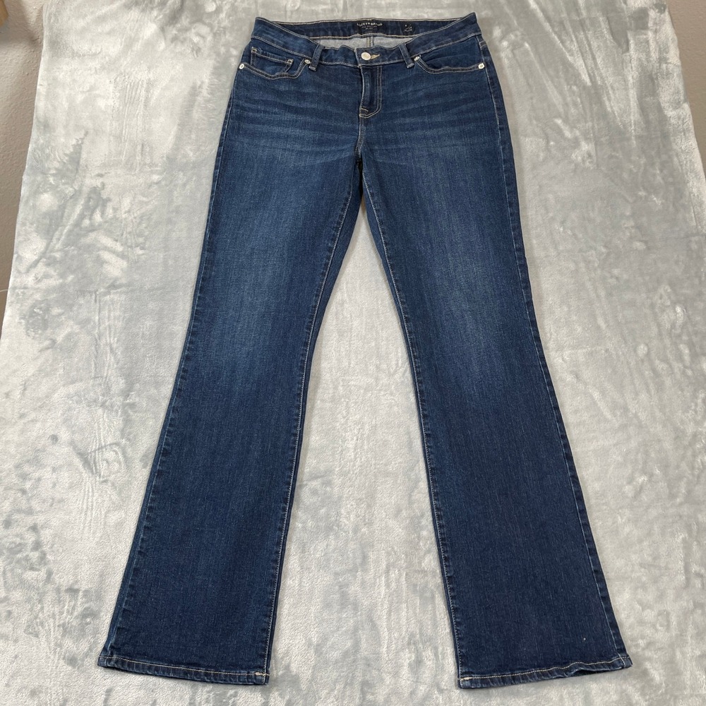 Lucky Brand Lolita Low Rise Bootcut Jeans Dark Wash Blue Size 8 29 Regular